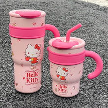 Load image into Gallery viewer, 700/1200ml Sanrio Hello Kitty My Melody Pochacco Cinnamoroll Hangyodon Water Bottle

