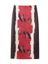 Load image into Gallery viewer, Vintage Flower Print Midi Skirt
