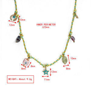 Lucky Eye Color  Necklace Bohemian