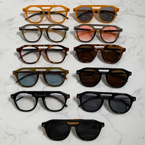 Retro Double  Pilot  Sunglasses
