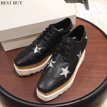 Load image into Gallery viewer, Casual Solid wedge  Shoes  Loafers  Platforms loafers  Oxfords 35-41
