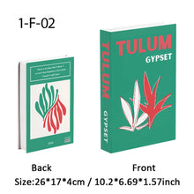 Load image into Gallery viewer, Palm Capri Ibiza Miami Tulum Fake Book Storage Box Travel Series Colorful Decorative Coffee Table Books Shooting Prop Home Decor
