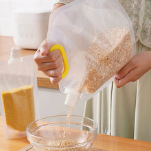 Load image into Gallery viewer, Grain Storage Bag Portable Fresh Keeping Bag Recyclable Portable Transparent Grain Storage Bags

