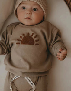Spring Autumn  Boy Girls Clothes Cotton Set Sweatshirts+Pants