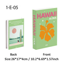 Load image into Gallery viewer, Palm Capri Ibiza Miami Tulum Fake Book Storage Box Travel Series Colorful Decorative Coffee Table Books Shooting Prop Home Decor
