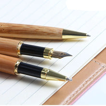Load image into Gallery viewer, Classic Luxury Wooden Fountain Pen
