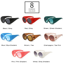 Load image into Gallery viewer, Fashion Hollywood Vintage Oval Oversized Women Sunglasses
