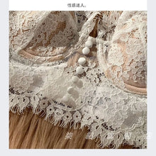Load image into Gallery viewer, Lace Women Bra Breast Cover Summer Thin Full Cup Underwear Adjustable Push Up Bra Underwire Sexy Bra Lingerie
