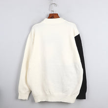 Load image into Gallery viewer, Woman swan Vintage Fashion  Embroidered Knit  Sweater
