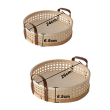 Load image into Gallery viewer, Round Rattan Storage Basket

