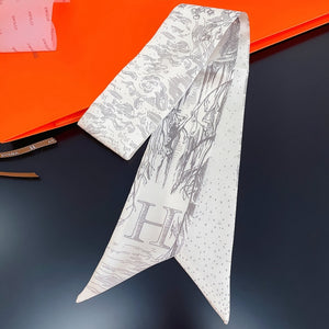 Fashion Women Silk Letter Design Scarf