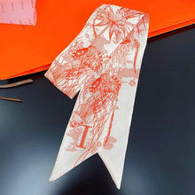 Load image into Gallery viewer, Fashion Women Silk Letter Design Scarf
