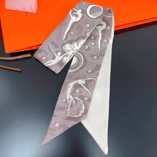 Load image into Gallery viewer, Fashion Women Silk Letter Design Scarf
