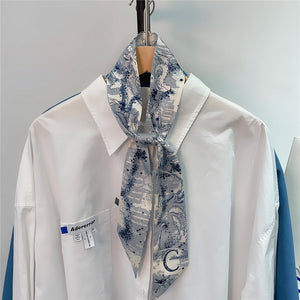 Fashion Women Silk Letter Design Scarf