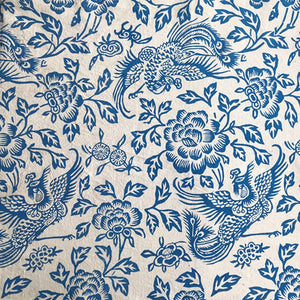 Peacock  100% Cotton Fabric for Table decoration