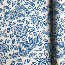 Load image into Gallery viewer, Peacock  100% Cotton Fabric for Table decoration
