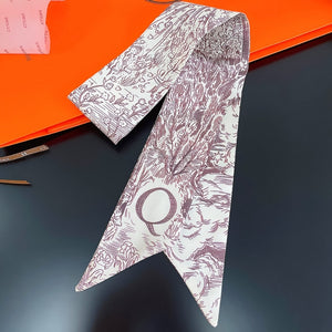 Fashion Women Silk Letter Design Scarf
