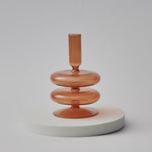 Load image into Gallery viewer, Taper Candle Holders Glass Decoration
