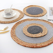 Load image into Gallery viewer, Table Mats Rattan Coaster
