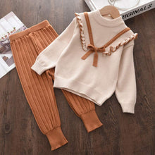 Load image into Gallery viewer, fashion girl Knit Bow Dresses
