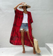 Load image into Gallery viewer, Bohemian Embroidery  Beach Cover Tunic
