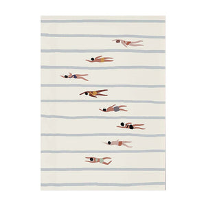 Women Swimmers Wall Art PrintsMinimalist Posters Swimming Pool
