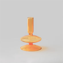 Load image into Gallery viewer, Taper Candle Holders Glass Decoration
