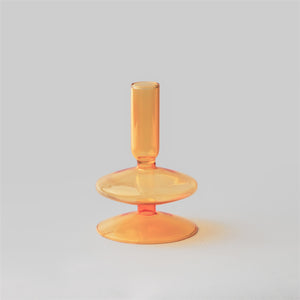 Taper Candle Holders Glass Decoration