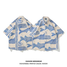 Load image into Gallery viewer, Oversized American Style Fashion Fish Print
