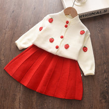 Load image into Gallery viewer, fashion girl Knit Bow Dresses
