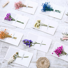 Load image into Gallery viewer, 10pcs  Gift Card Wedding Invitations Greeting Cards Dried Flowers Handwritten Blessing Birthday Envelope thanksgiving
