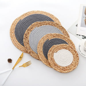 Table Mats Rattan Coaster