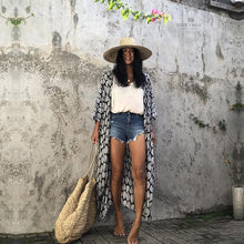 Load image into Gallery viewer, Bohemian Embroidery  Beach Cover Tunic
