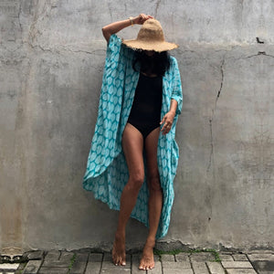 Bohemian Embroidery  Beach Cover Tunic