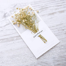 Load image into Gallery viewer, 10pcs  Gift Card Wedding Invitations Greeting Cards Dried Flowers Handwritten Blessing Birthday Envelope thanksgiving
