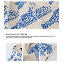 Load image into Gallery viewer, Oversized American Style Fashion Fish Print
