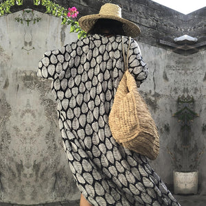 Bohemian Embroidery  Beach Cover Tunic