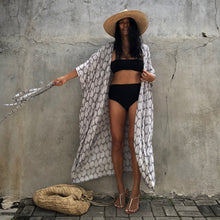 Load image into Gallery viewer, Bohemian Embroidery  Beach Cover Tunic

