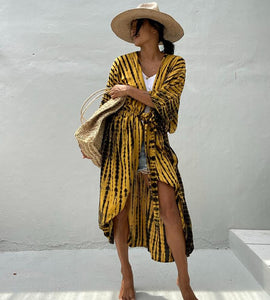 Bohemian Embroidery  Beach Cover Tunic
