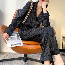 Load image into Gallery viewer, Anthropol New Plants  Satin Pijamas Set
