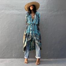 Load image into Gallery viewer, Bohemian Embroidery  Beach Cover Tunic
