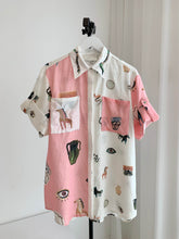 Load image into Gallery viewer, Fashion  Print Embroidery Shirt With Pencil Skirt
