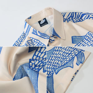 Oversized American Style Fashion Fish Print