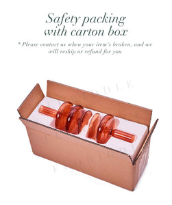 Taper Candle Holders Glass Decoration