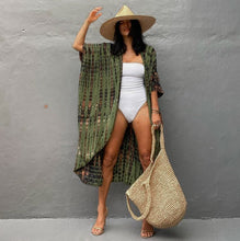 Load image into Gallery viewer, Bohemian Embroidery  Beach Cover Tunic
