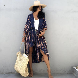 Bohemian Embroidery  Beach Cover Tunic
