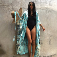 Load image into Gallery viewer, Bohemian Embroidery  Beach Cover Tunic
