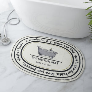Vintage Style  Bath Mat