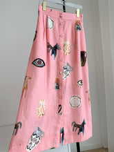 Load image into Gallery viewer, Fashion  Print Embroidery Shirt With Pencil Skirt
