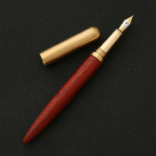 Load image into Gallery viewer, Luxury Brand Wood Fountain Pen 0.7mm Fine Nib Calligraphy Pens Writing Metal Wooden Gifts Stationery Office School Supplies
